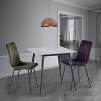 Lavina Square Dining Table - Rebecca Grey