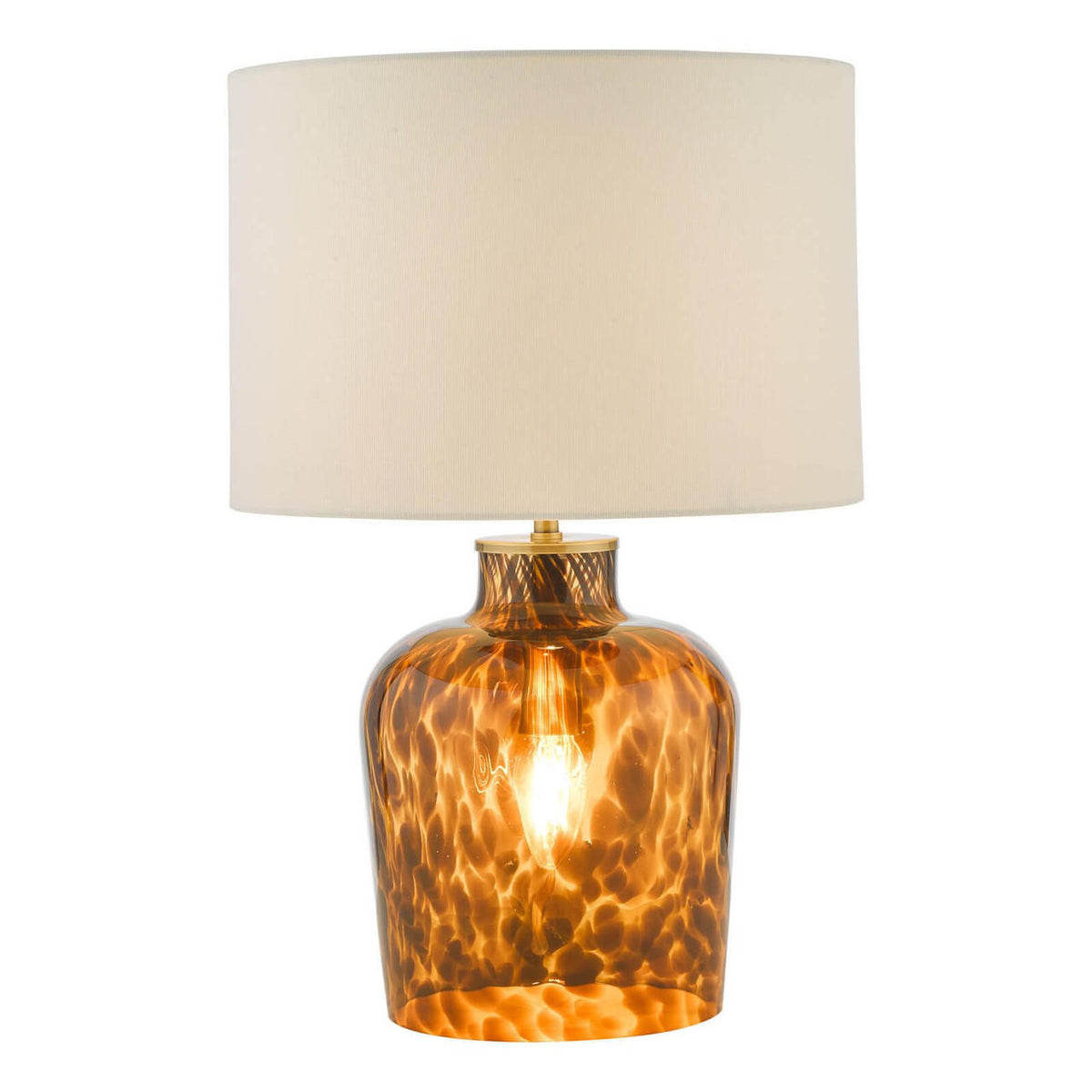 Leandra Lighting Collection - Tortoiseshell Glass
