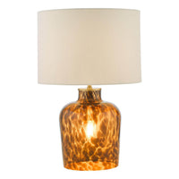 Leandra Lighting Collection - Tortoiseshell Glass