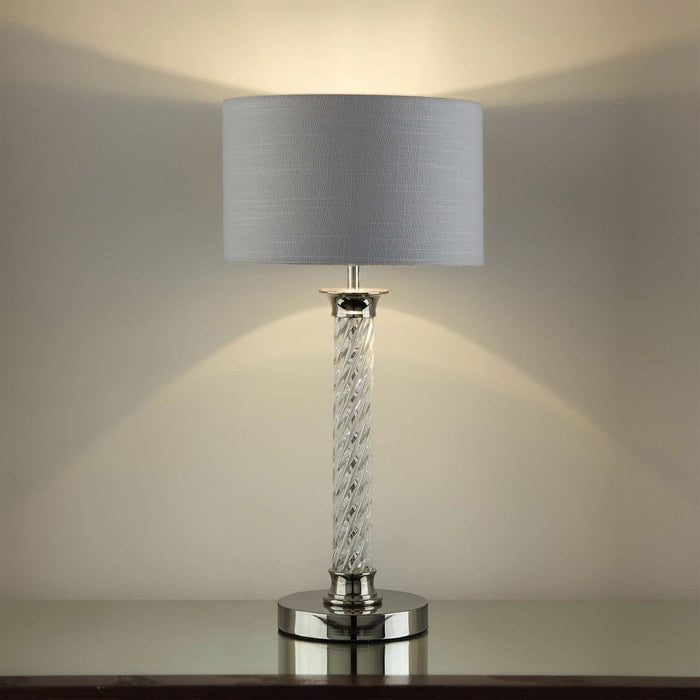 Laura Ashley - Louis Table Lamp Base - Polished Nickel