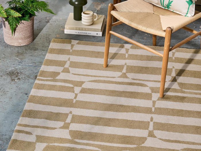 Scion Living Rugs - Lohko Stripe Pebble