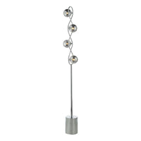 Lysandra Lighting Collection Polished Chrome and Smoked Glass