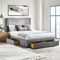 Mayfair 4 Drawer Storage Beds - Grey