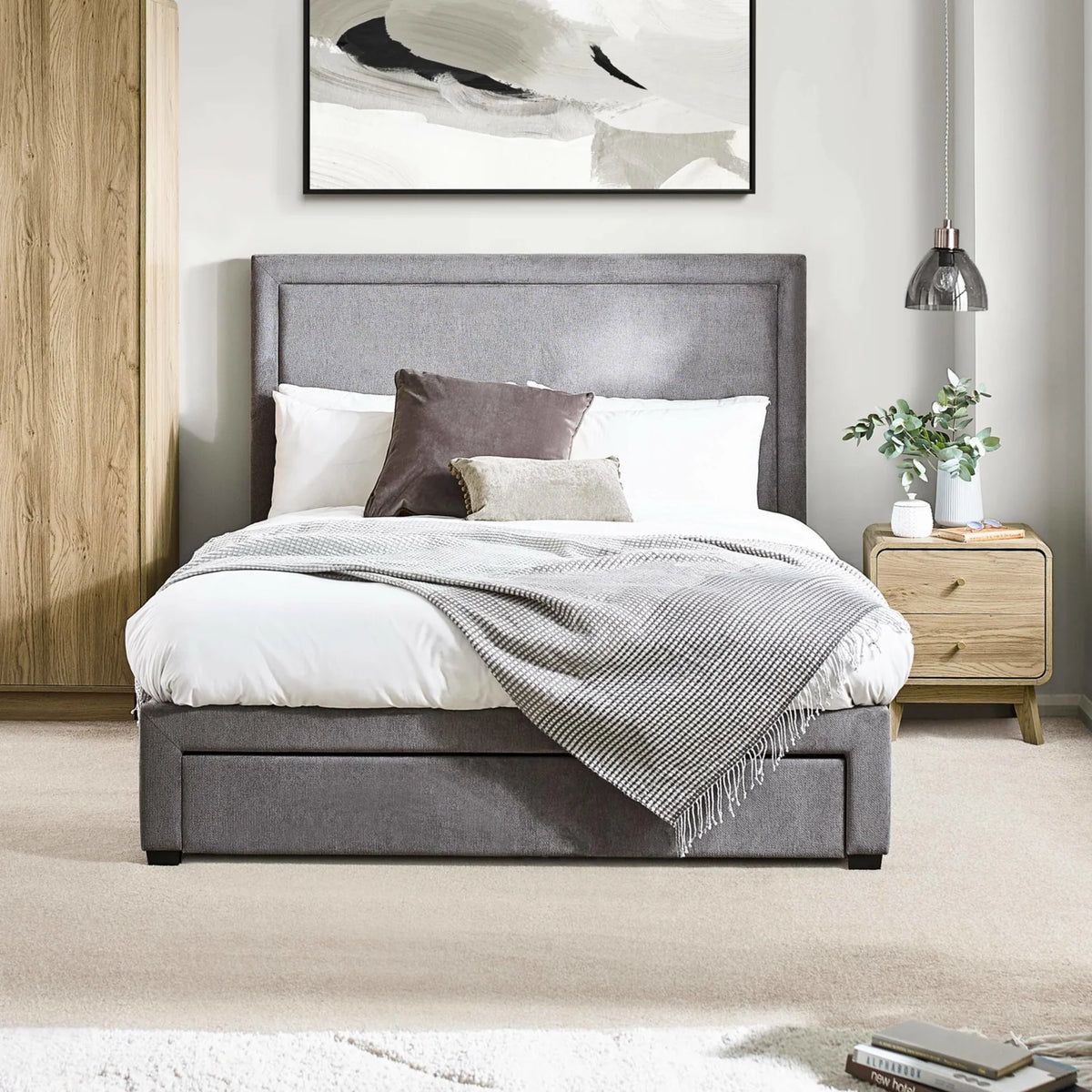Mayfair 4 Drawer Storage Beds - Grey