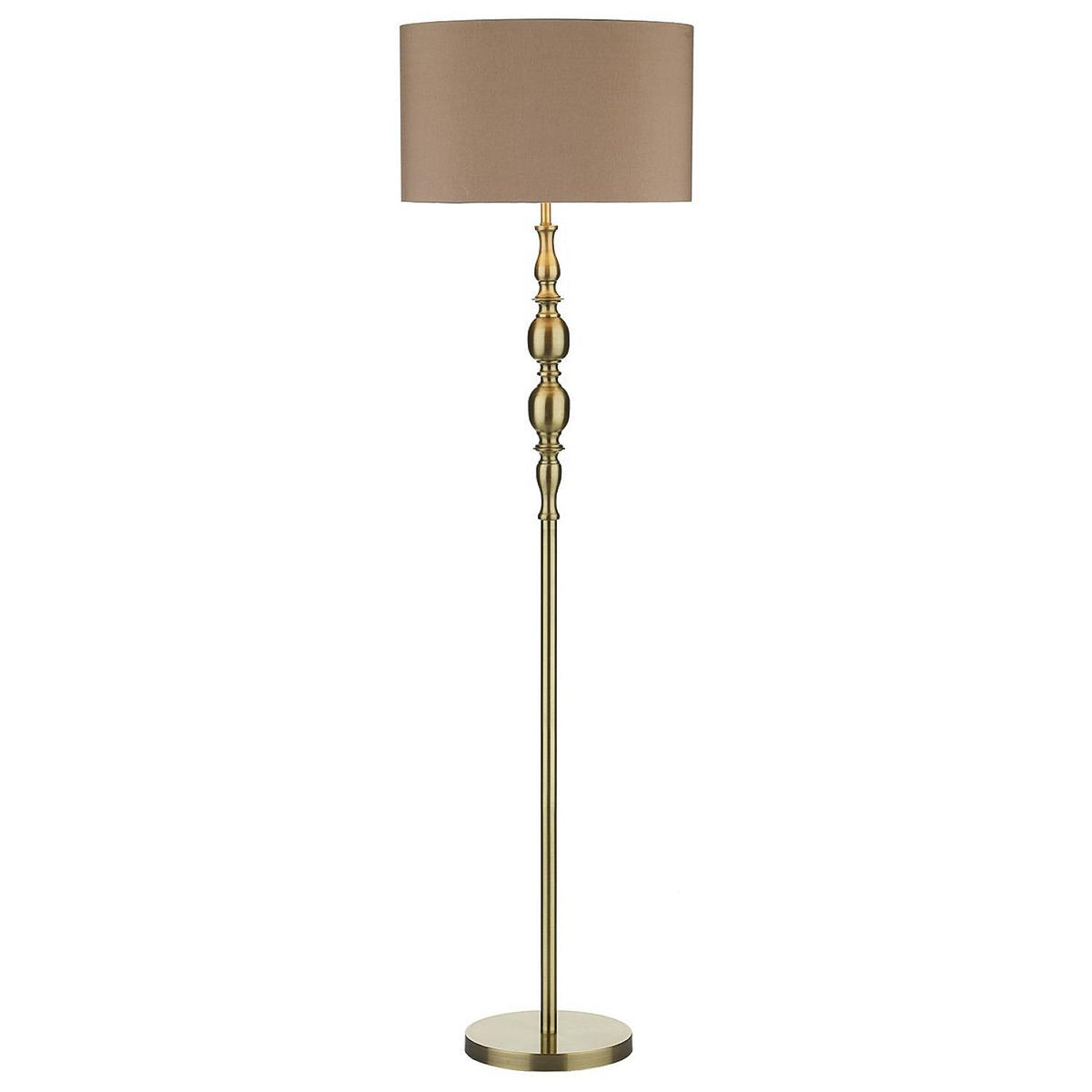 Madrid Lamp Collection Antique Brass With Shade