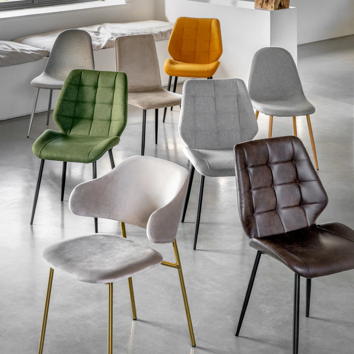Manford Dining Chairs (pair) - Various Colours Available