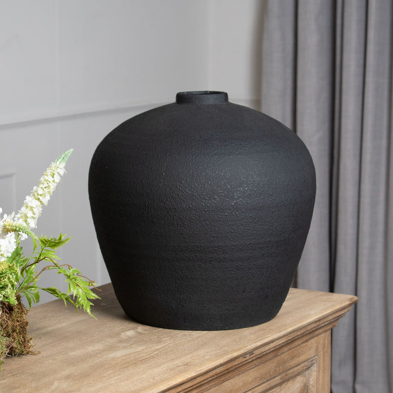 Matt Black Vase Collection