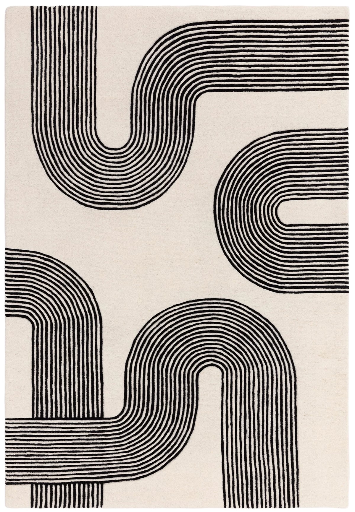 Matrix Rug - Arches Black MAX87