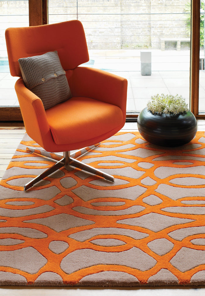 Matrix Rug - Wire Orange MAX37