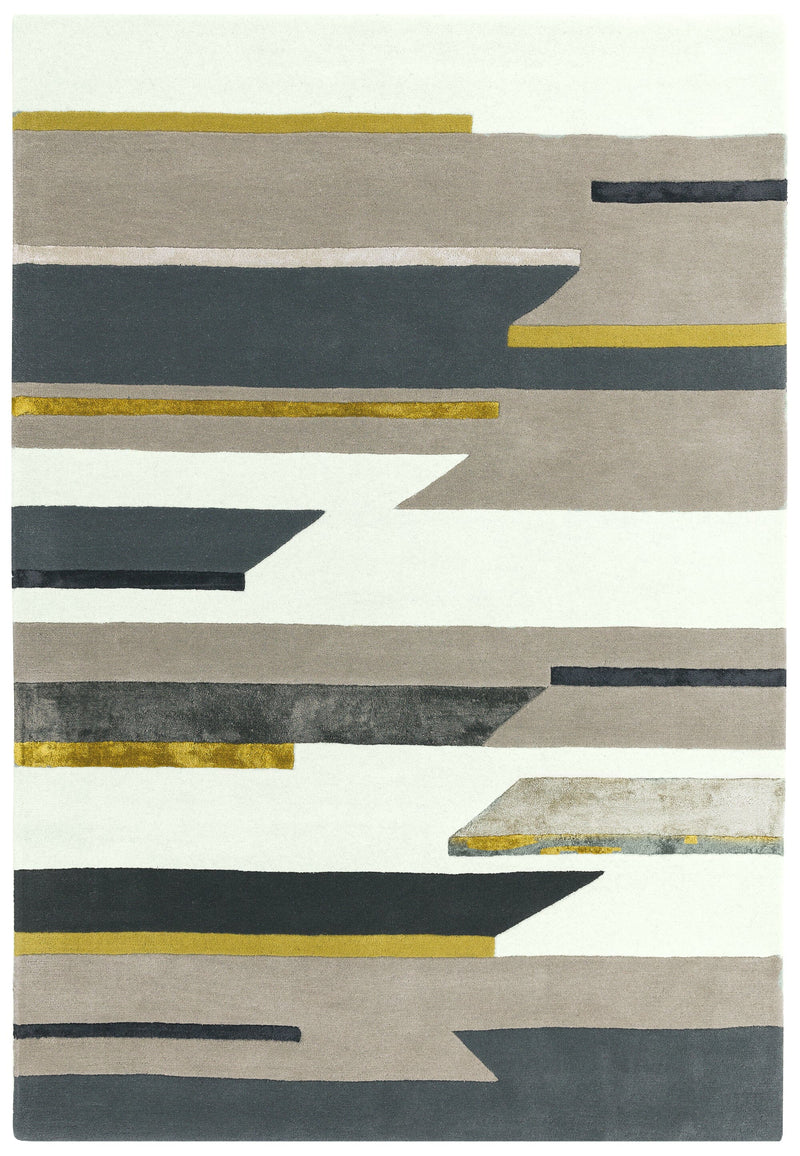 Matrix Rug - Rhombus Mustard MAX62