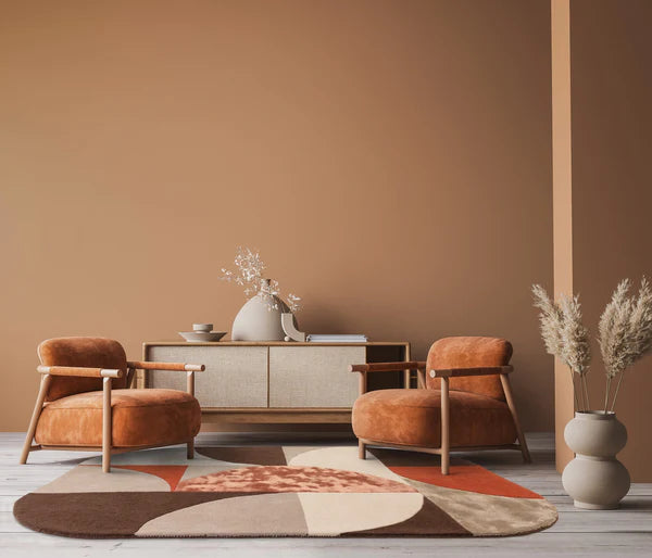 Matrix Oval Rug - Spice MAX77
