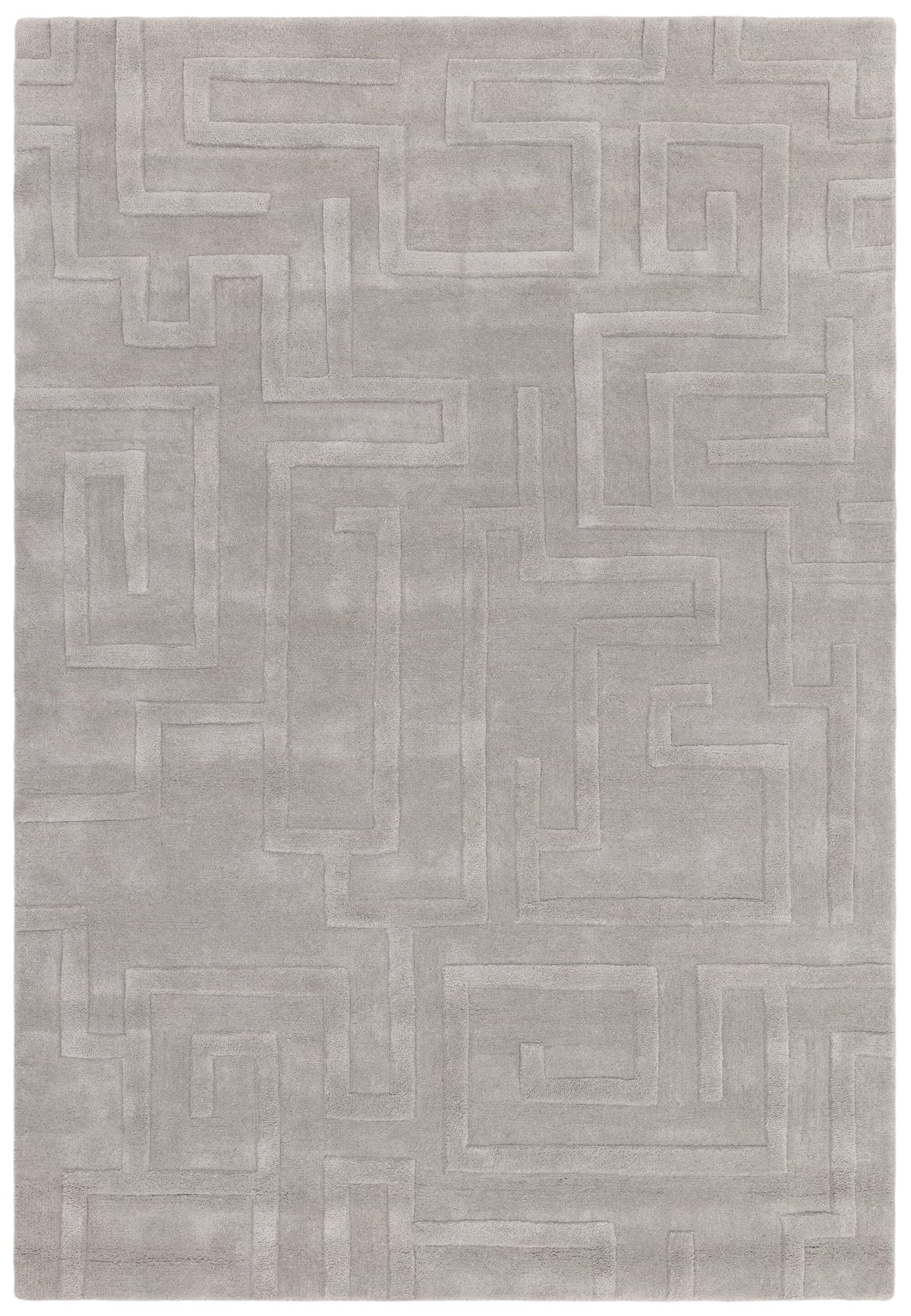 Maze Rug - Silver
