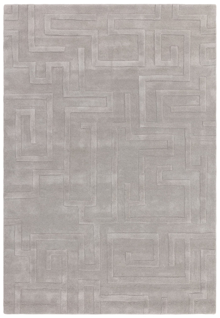 Maze Rug - Silver