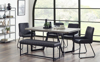 Miller Dining Table - Concrete Effect