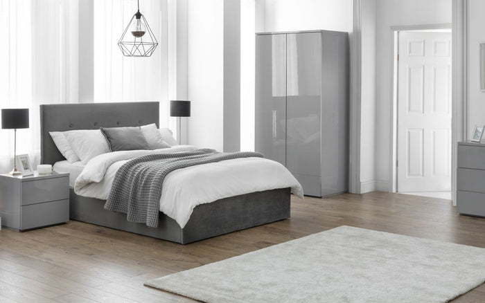 Monaco 4+2 Drawer Chest - Grey Gloss
