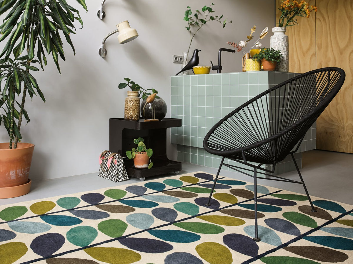 Orla Kiely Rug - Multi Stem Kingfisher