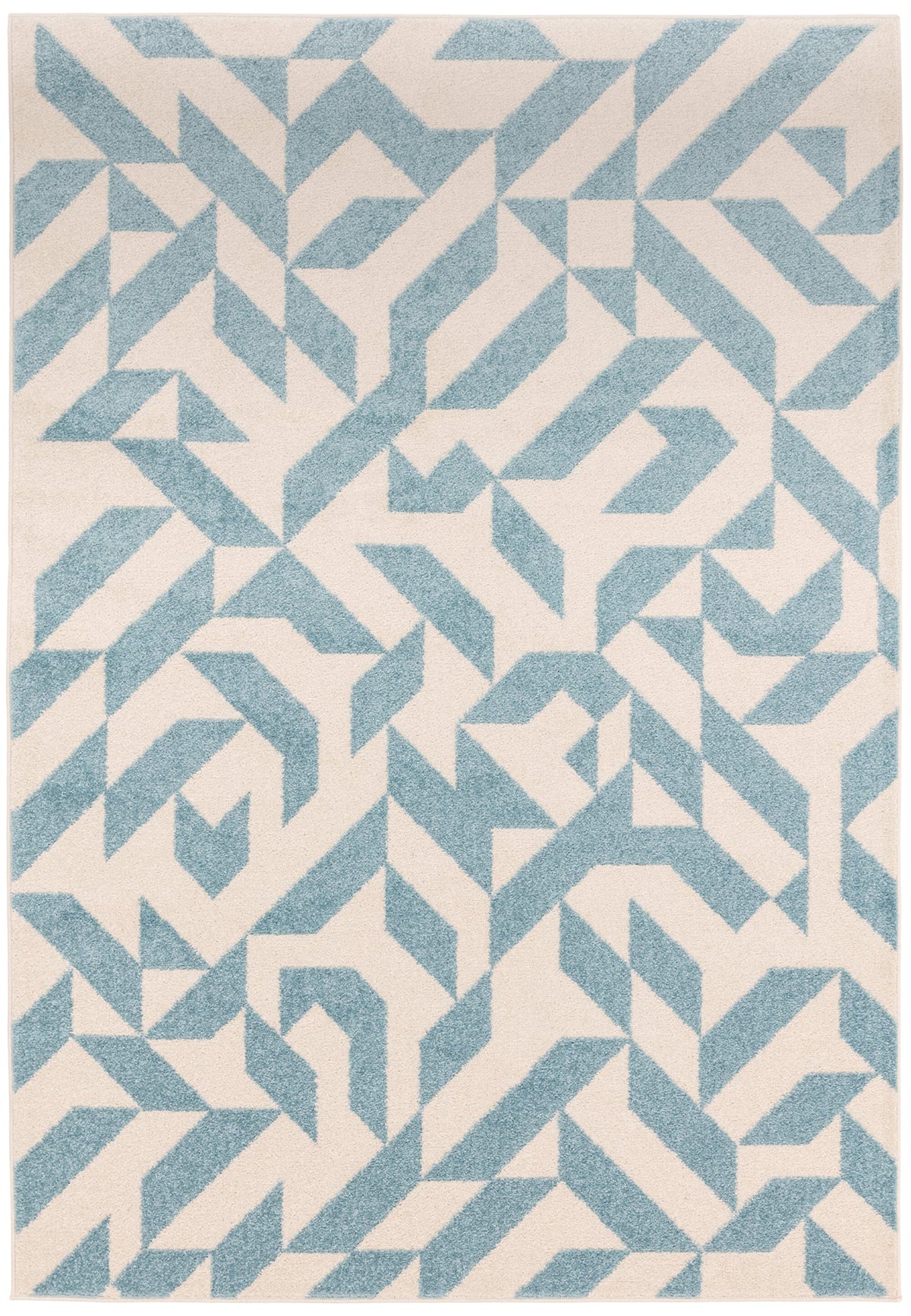 Muse Rug - Blue Shapes MU03