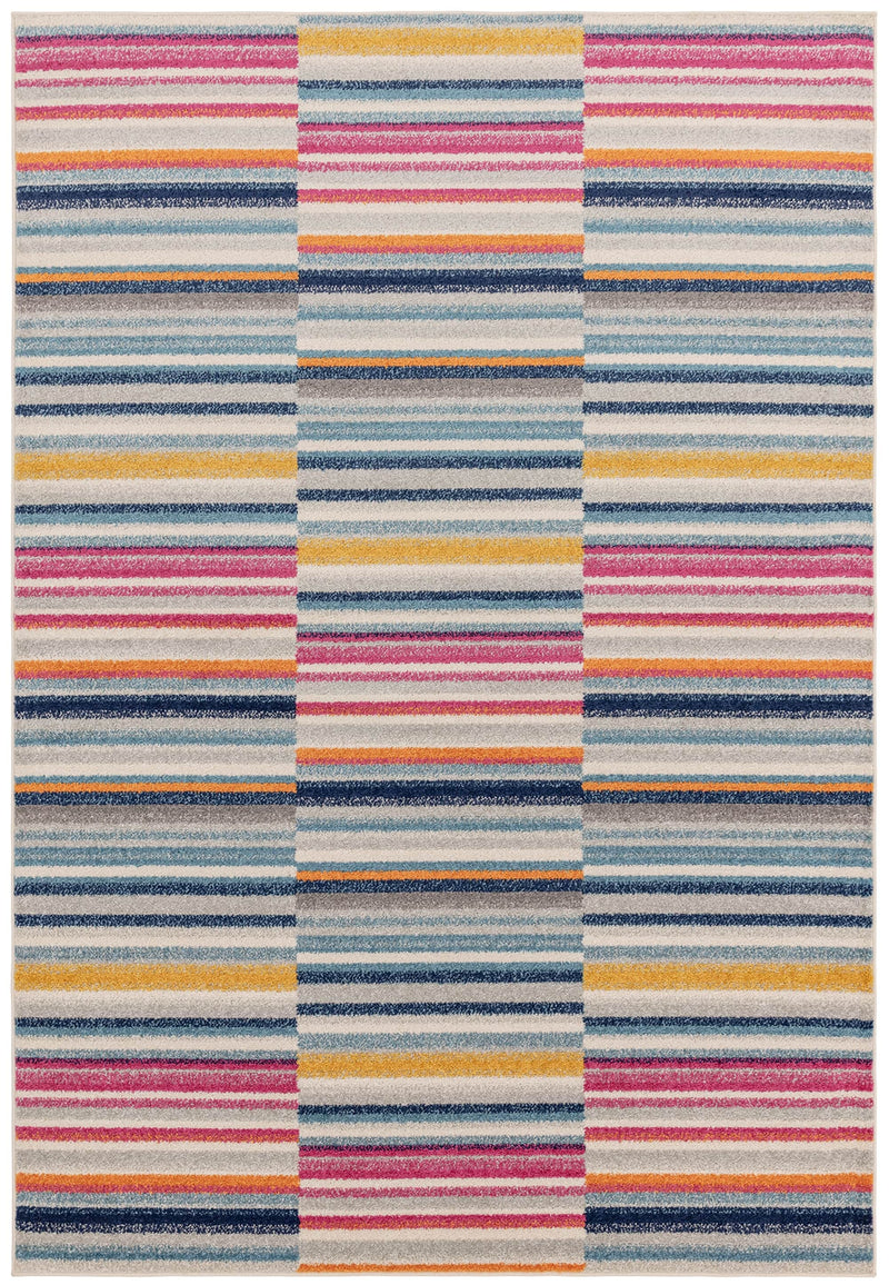 Muse Rug - Multicolour Stripe MU06