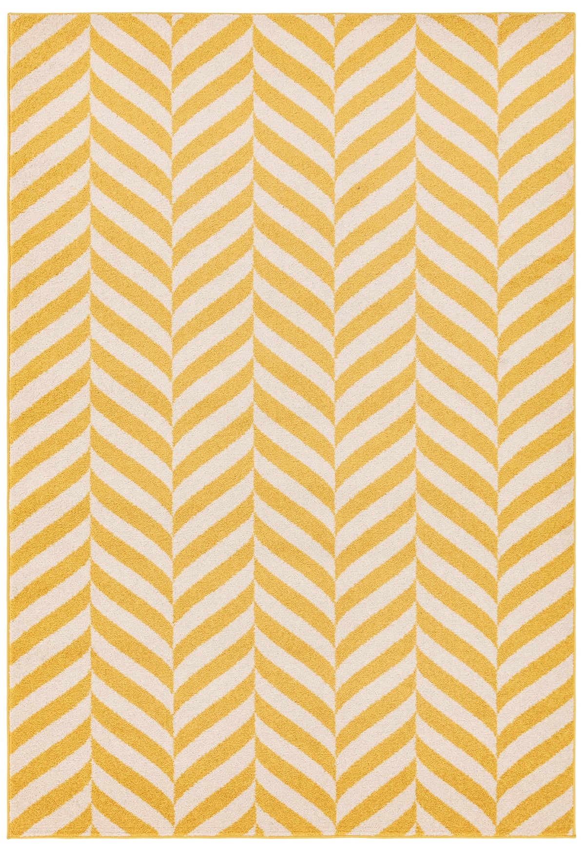 Muse Rug - Yellow Chevron MU08