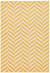 Muse Rug - Yellow Chevron MU08