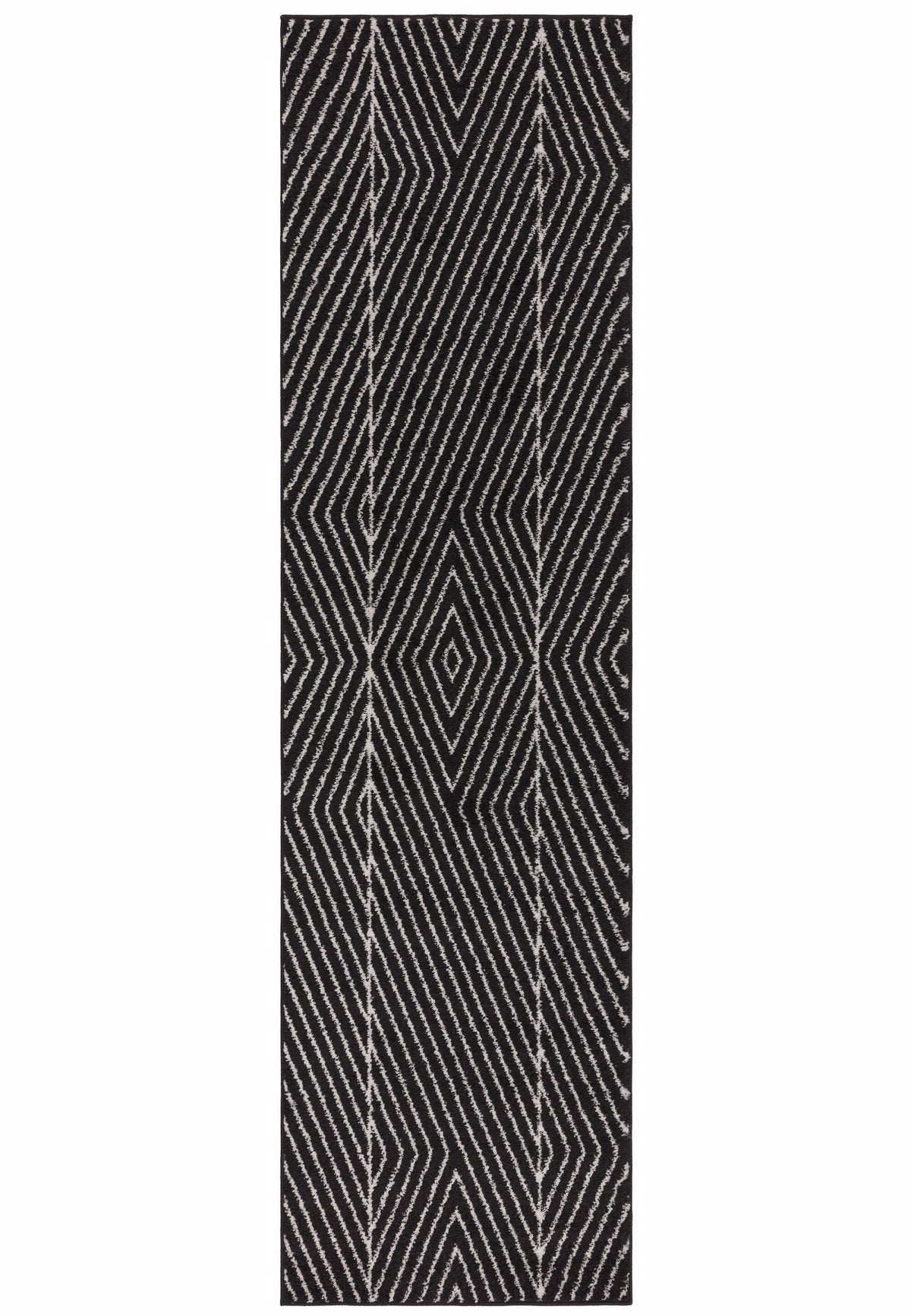 Muse Rug - Black Linear MU10
