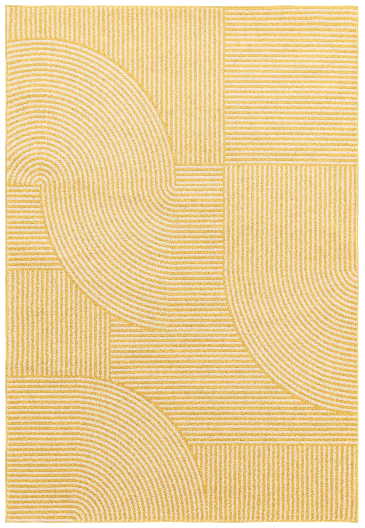 Muse Rug - Yellow Geometric MU18