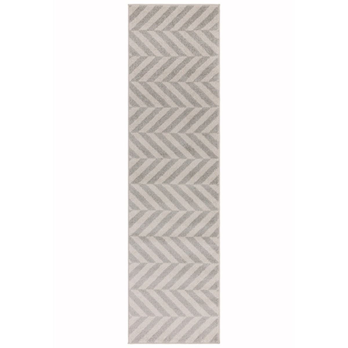 Muse Rug - Grey Chevron MU07