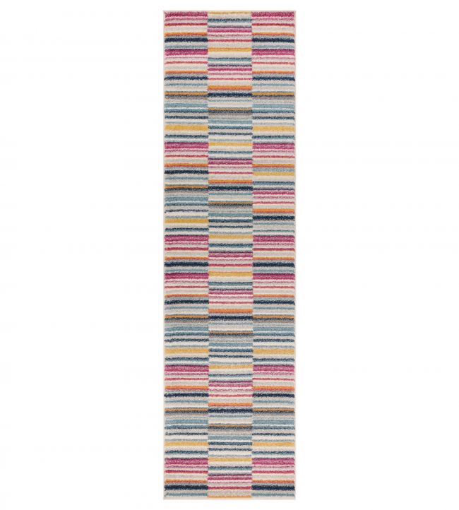 Muse Rug - Multicolour Stripe MU06
