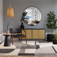 Muse Rug - Grey Art Deco MU20