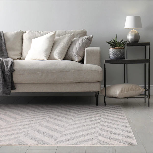 Muse Rug - Grey Chevron MU07