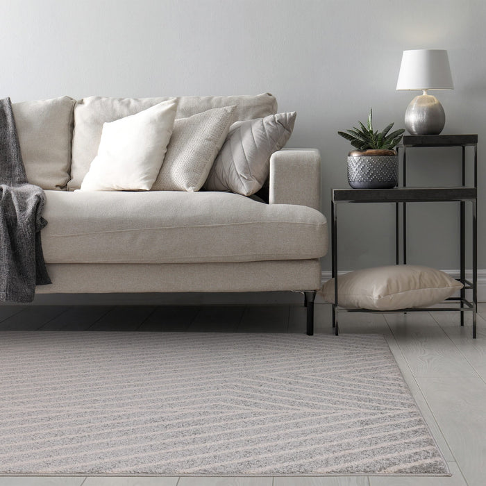 Muse Rug - Grey Linear MU09