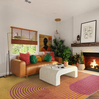Muse Rug - Orange Retro MU13