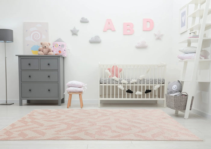 Muse Rug - Pink Shapes MU04