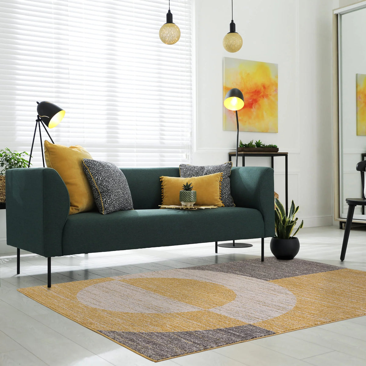 Muse Rug - Yellow Halo MU22