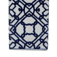 Mystic Table Lamp Blue Ceramic With Shade