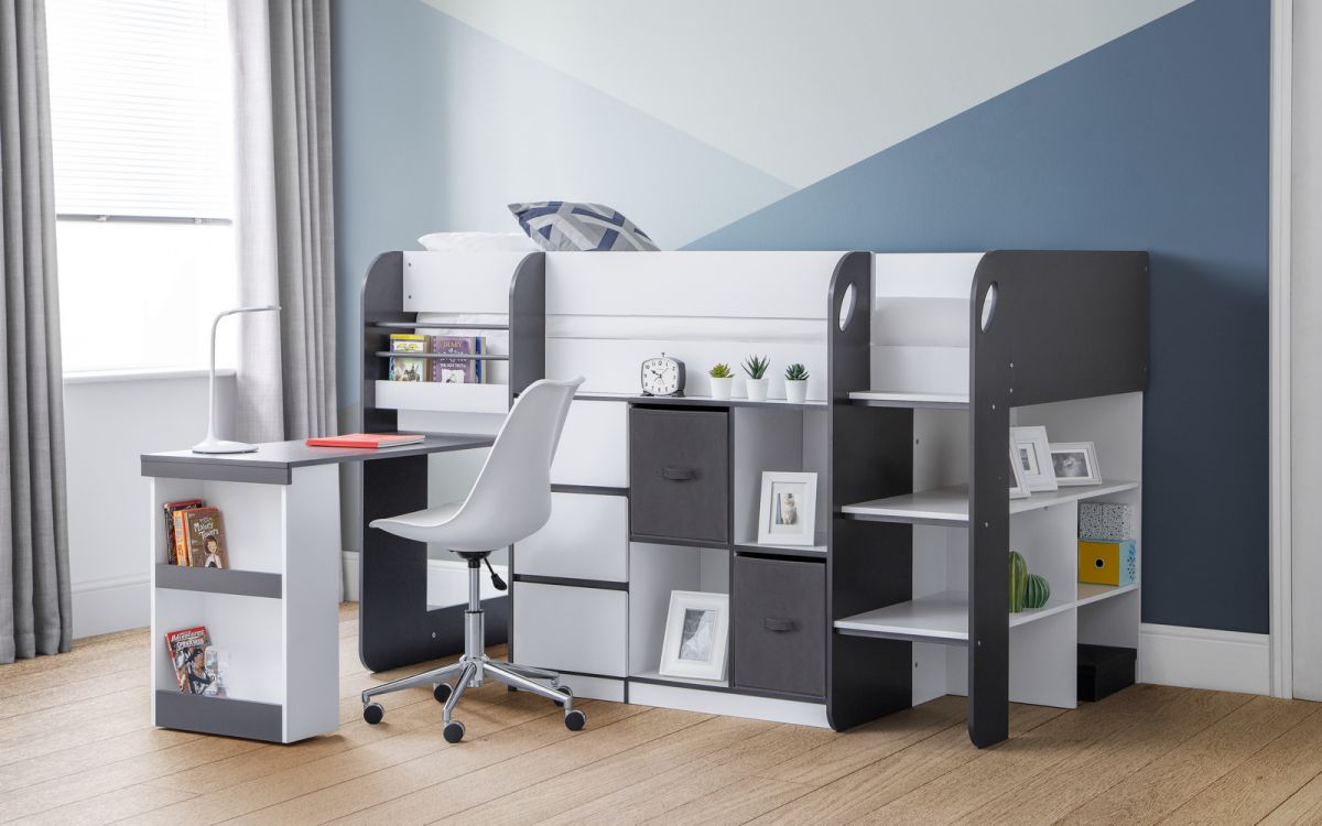 Saturn Midsleeper - White/Charcoal