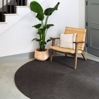 Nico Circular Rug - Charcoal 200cm x 200cm