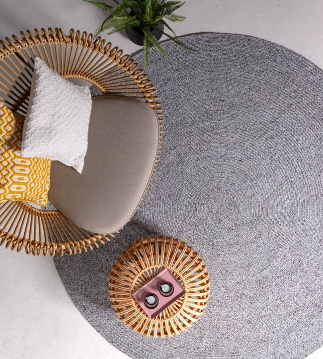 Nico Circular Rug - Grey 200cm x 200cm