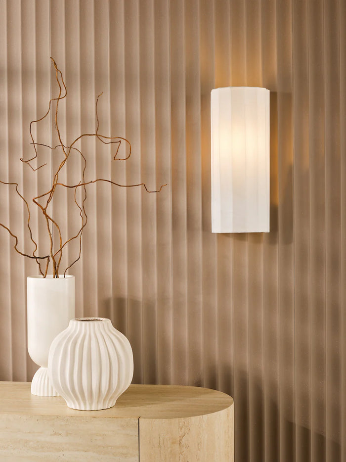 Noura Lighting Collection - Antique Bronze and Ivory With Shade