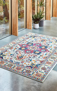 Nova Rug - White Multi NV24