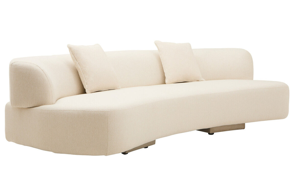Ozzano 3 Seater Sofa - Cream Linen