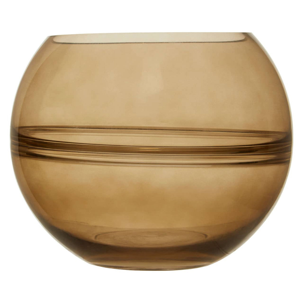 Optik Smoked Glass Vases