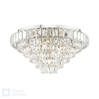 Osborne Lighting Collection - Polished Nickel and Crystal