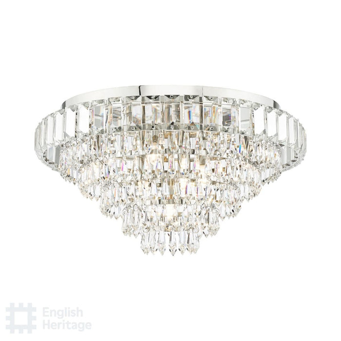 Osborne Lighting Collection - Polished Nickel and Crystal