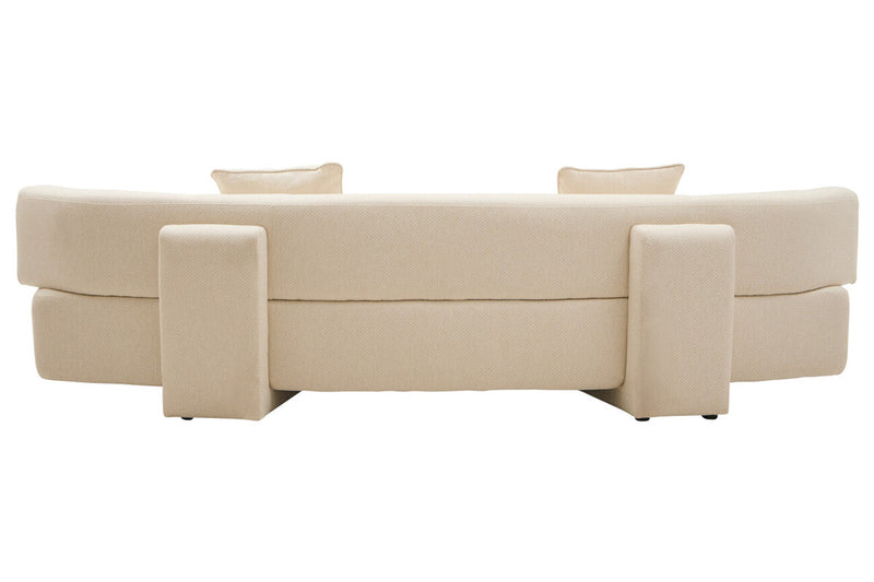 Ozzano 3 Seater Sofa - Cream Linen