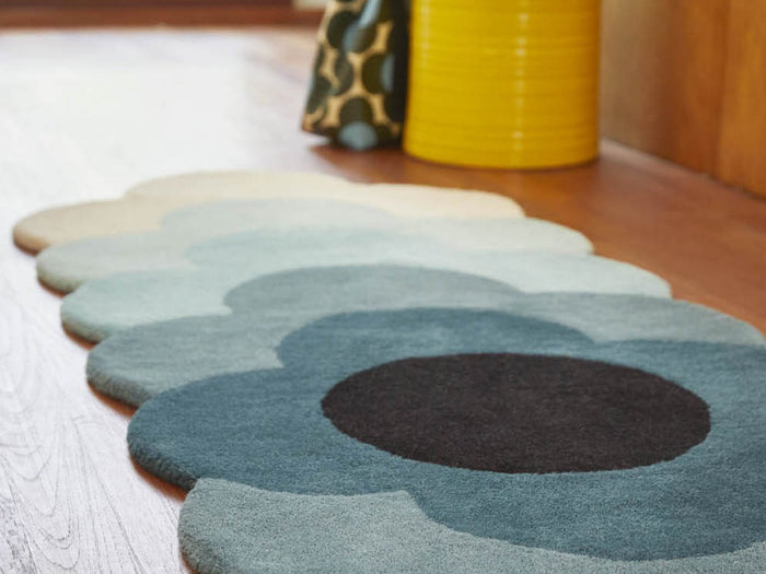 Orla Kiely Rug - Optical Flower Teal