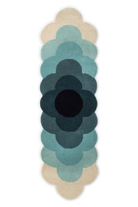 Orla Kiely Rug - Optical Flower Teal