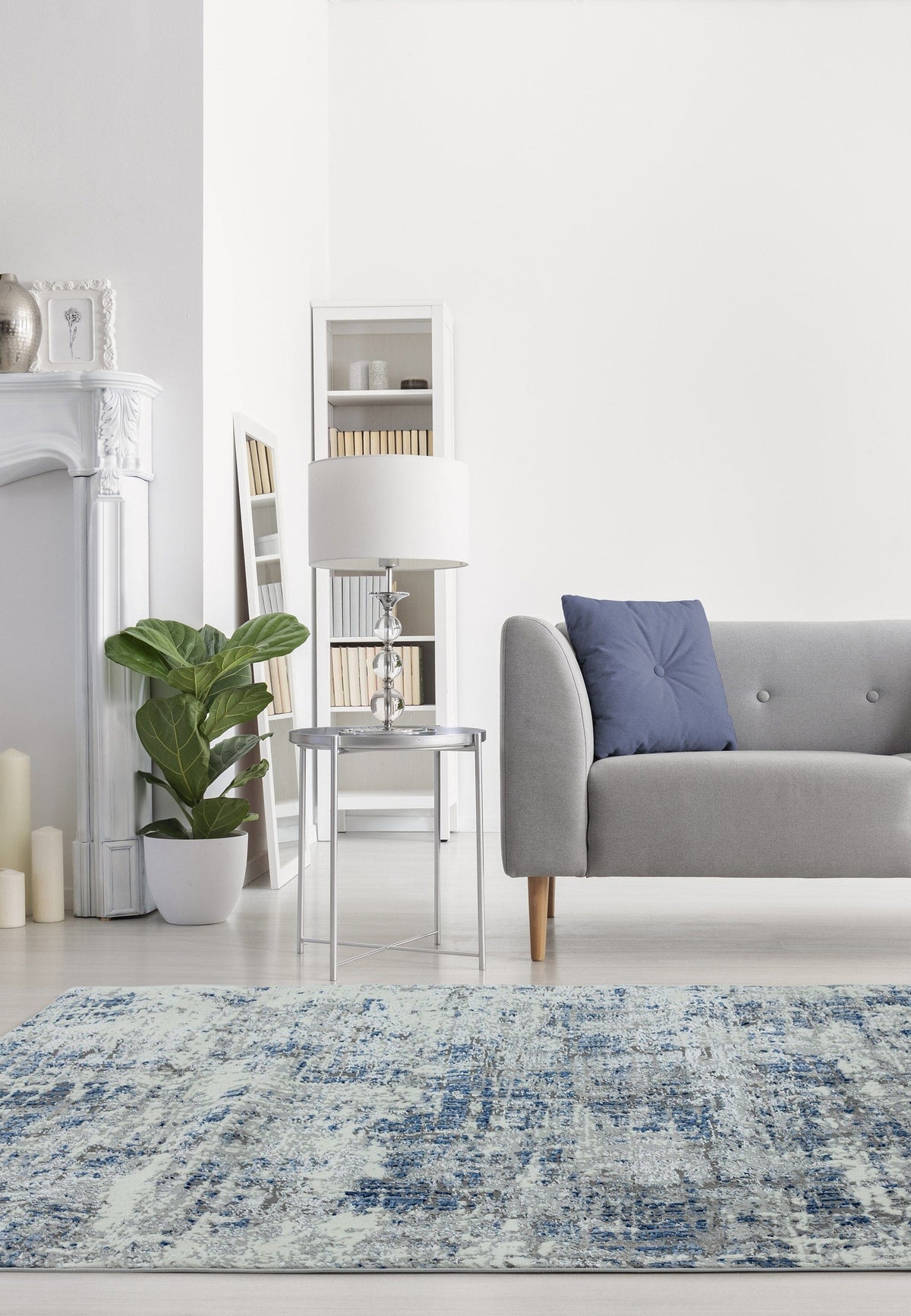 Orion Rug - Abstract Blue OR04