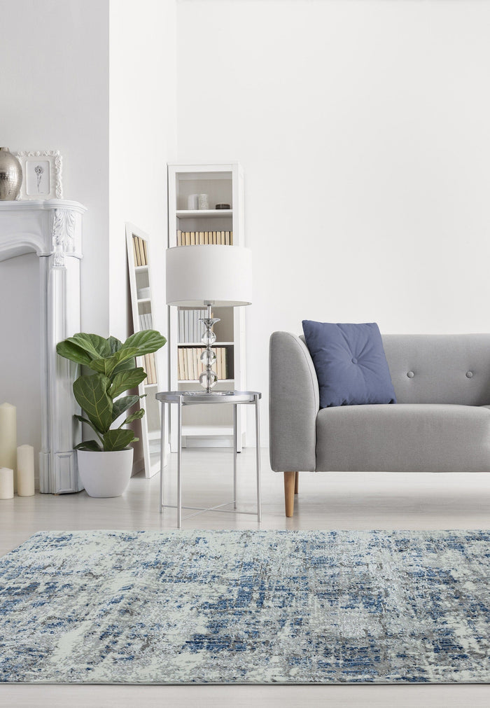 Orion Rug - Abstract Blue OR04