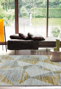Orion Rug - Blocks Yellow OR12